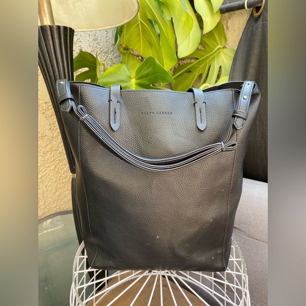 Ralph Lauren Leather Tote Bag